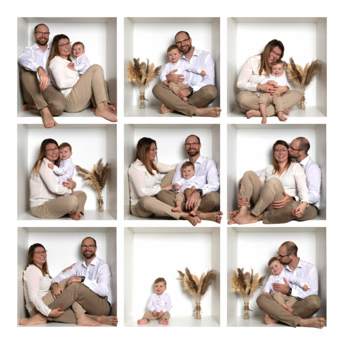 Photographie Inside the box - famille - Studio de Minzier Haute-Savoie - Photo dans la boîte en famille - Photographe Annecy, Genève et Haute-Savoie Photos funs dans la boîte en famille